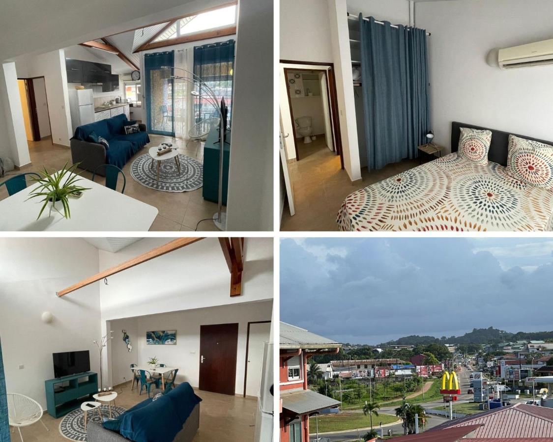 Nana Cocooning- C42- Vue Panoramique - Appartement Cosy Et Lumineux- Cuisine Equipee- Clim-Terrasse Cayenne Extérieur photo